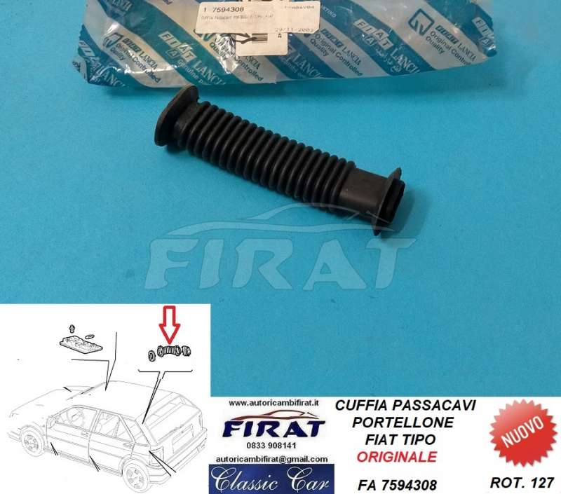 CUFFIA PASSACAVI PORTELLONE FIAT TIPO (7594308)